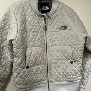The North Face Light cream Quilted Jacket